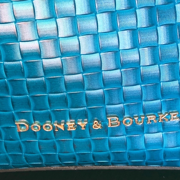 NWOT Dooney & Bourke Blue Leather Tote - Picture 2 of 16